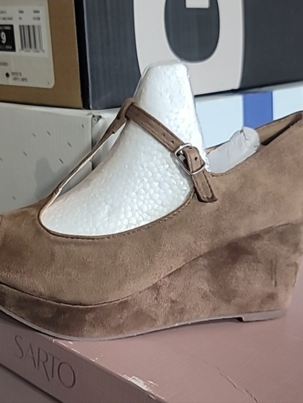 Chase + Chloe Suede Platform